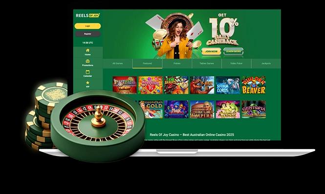 Reels of Joy Casino Australia Desktop